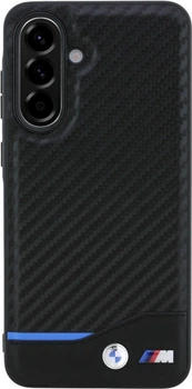 Etui pleckie BMW M Carbon do Samsung Galaxy A56 Black (BMHCSA5622NBCK)
