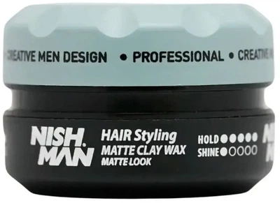 Матовая глина для укладки волос Nishman Matte Clay M10 150 мл (8682035087991)