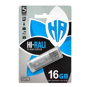 USB флеш-накопичувач Hi-Rali Rocket 16gb Чорний