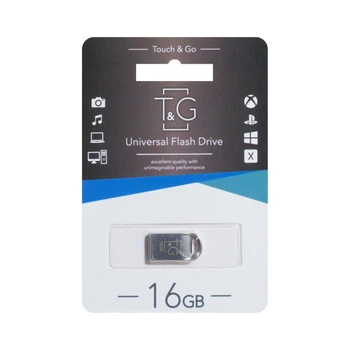 USB флеш-накопичувач T&G 16gb Metal 107 Сталевий