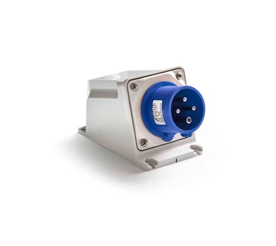 Вилка настінна Famatel 2P+E, 16A, 230В, IP54