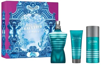 Zestaw męski Jean Paul Gaultier Le Male Woda toaletowa 125 ml + Żel pod prysznic 75 ml + Dezodorant 150 ml (8435415103114)