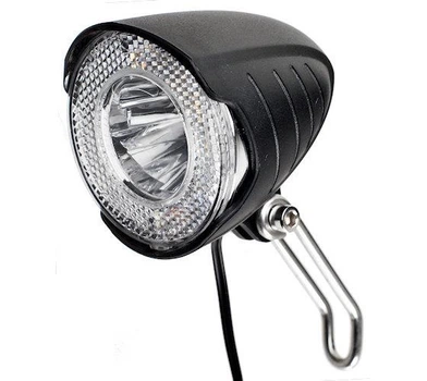 Фара передняя X-Light XC-110C под динамо 1W Led, черный (a-O-b-p-0118)