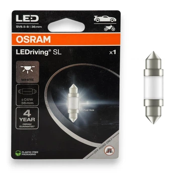 Світлодіодна (LED) лампа Osram OSRAM C5W LEDriving 6418DWP-01B 12V 0.6W 36mm (02193)