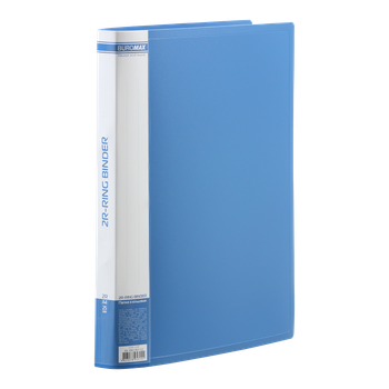 Папка пластиковая Buromax A4 25мм кольцевой механизм 2 кольца синяя (BM.3167-02)