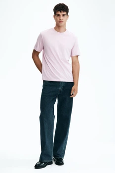 Футболка H&M Regular Fit рожевий 0685816289 S