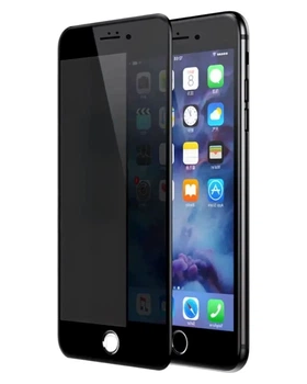 Захисне скло для Apple iPhone 6s/ iPhone 7/ iPhone 8/ iPhone SE, Анти-шпигун, Black