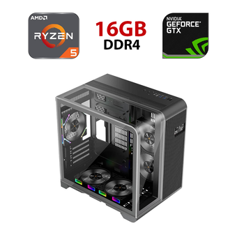 Компьютеры AMD Ryzen 5 с видеокартой GeForce GTX 1060 купить в