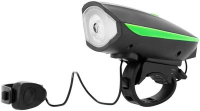 Lampka rowerowa Spokey RAINI 942714 z klaksonem (5905339427144)