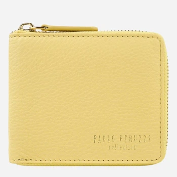 Кошелек женский кожаный для карточек Paolo Peruzzi KV-04-YL Желтый (5905567216985)