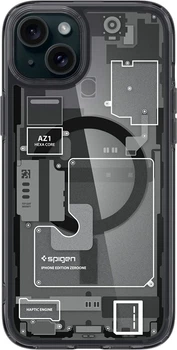 Чехол противоударный Spigen Ultra Hybrid MagSafe (MagFit) для Iphone 14 Plus/15 Plus (6.7") Smokey ACS06664