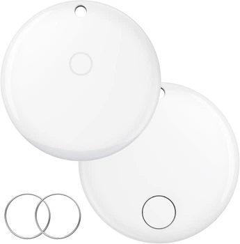 Умный брелок IVANKY "FusionFinder" Apple AirTag для Apple Find My (iOS Only), Bluetooth 5.2, сменная батарейка, 85dB+, IP67, 2 Pack