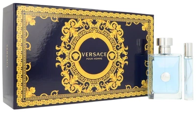 Zestaw dla mężczyzn Versace Pour Homme Woda toaletowa 100 ml + Miniaturka Woda toaletowa 10 ml + Kosmetyczka (8011003885107)