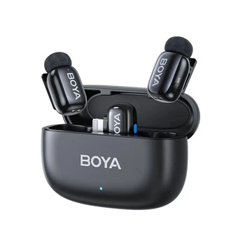 Бездротовий мікрофон BOYA Mini-15 Lightning 2 мікрофона Black