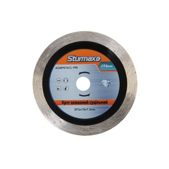 Круг алмазный 76 мм Sturmax AGM9076CL-998