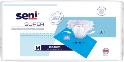 Підгузки для дорослих Seni Super Medium 30 шт (5900516803742)