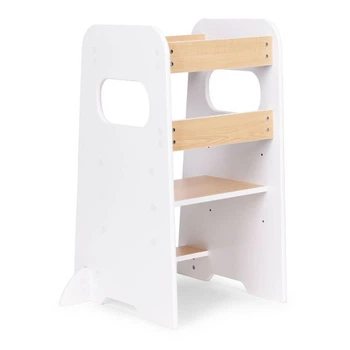 Podest dwustopniowy EcoToys Montessori Pomocnik kuchenny dla dzieci (5905817009275)