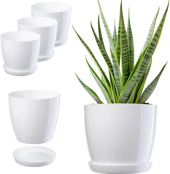 Квітковий горщик з підставкою Kadax Agen K8126 3 шт