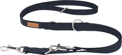 Регульований повідець Amiplay Cotton 6 в 1 M 100 - 200 см Чорний (5907563221482)