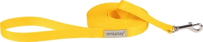 Тренувальний повідець Amiplay Samba M 5 м Жовтий (5907563301771)