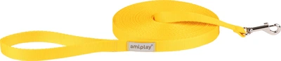 Тренувальний повідець Amiplay Samba S 10 м Жовтий (5907563302013)