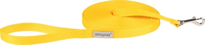 Тренувальний повідець Amiplay Samba L 10 м Жовтий (5907563302174)