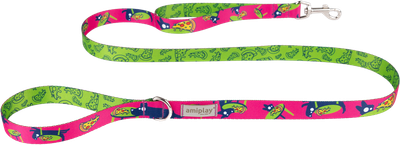 Повідець Amiplay Amik M 150 см PizzaDog (5907563308978)