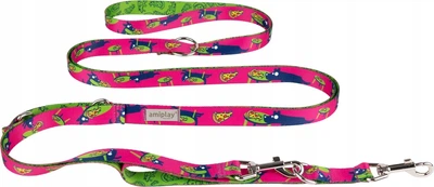 Регульований повідець Amiplay Amik 8 в 1 XL 200 - 400 см PizzaDog (5907563309371)