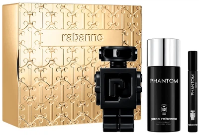 Zestaw męski Paco Rabanne Phantom Perfumy 100 ml + Dezodorant 150 ml + Miniatura Perfumy 10 ml (3349668635474)