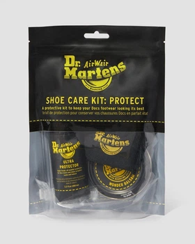 Набор ухода Dr.Martens Shoe Care Kit Protect AC773000 — Wonder Balsam 50 мл + Ultra Protector 100 мл + салфетка