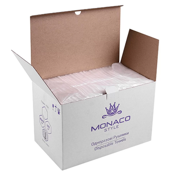 Рушники поглинаючі 40х70 см в пачці, 100 шт - Monaco Style (сітка)