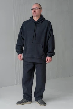 Спортивный мужской зимний костюм Olis-style Грей 64 Графитовый (ROZ660106492)