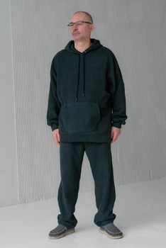 Спортивный мужской зимний костюм Olis-style Грей 62 Темно-зеленый (ROZ660106524)