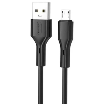 Кабель XO Rock Series USB-A до microUSB NB230 2.4A 1м, чорний