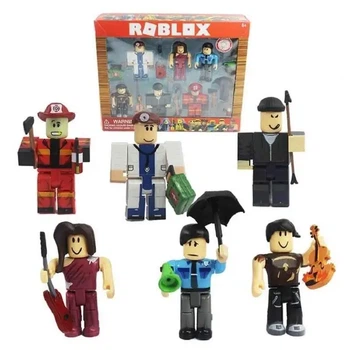 Набор коллекционных фигурок Roblox Legends 6 фигурок профессии с аксессуарами высота фигурок 7-8 см материал ABS пластик