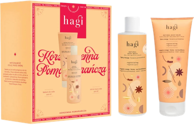 Набір косметики для догляду за тілом Hagi Korzenna Pomarancza лосьйон для тіла 200 мл + гель для душу 300 мл (5907296734754)