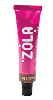 Краска для бровей Zola с коллагеном Eyebrow Tint With Collagen № 03 Brown 15ml