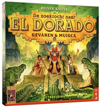Gra planszowa 999 Games The wuest for El Dorado: dangers and muisca expansion (edycja niemiecka) (8720289474492)