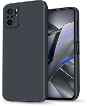 Силіконовий чохол HardCorner Xiaomi Poco M5s (з мікрофіброю) Gray Blue (34849-6D)