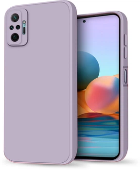 Силиконовый чехол HardCorner Xiaomi Redmi Note 10 Pro (с микрофиброй) Lilac (34856-3B)