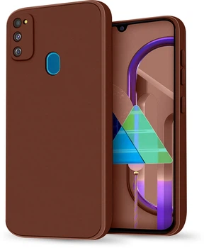 Силиконовый чехол HardCorner Samsung Galaxy M21 M215 (с микрофиброй) Wine (34821-42)