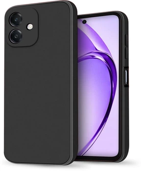 Силиконовый чехол HardCorner OPPO A3x (с микрофиброй) Black (39715-2B)