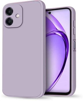 Силиконовый чехол HardCorner OPPO A3x (с микрофиброй) Lilac (39715-3B)