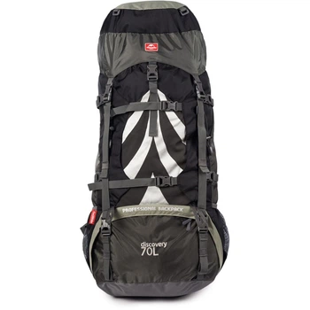Рюкзак туристичний Naturehike NH70B070-B, 70л+5л. Чорно-сірий