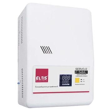Стабілізатор напруги SERVO-II-TSDL- 5000VA LED цифр. універс. 5кВА 1-фазний Eltis Electric