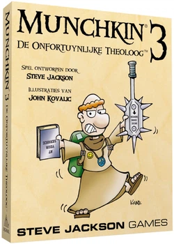Настільна гра Asmodee Munchkin 3: The Unfortunate Theologian (голландське видання) (8717371240097)