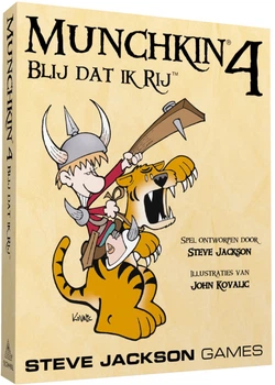 Gra planszowa Asmodee Munchkin 4: Glad I'm driving (edycja holenderska) (8717371240844)