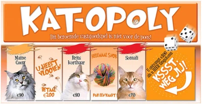 Настільна гра Late for the Sky Cat-Opoly (голландське видання) (730799550065)