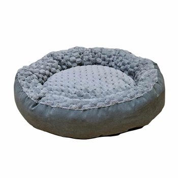 Круглий лежак для собак та котів Diamond Donut Nobby Сірий L Ø 70 x 18 см