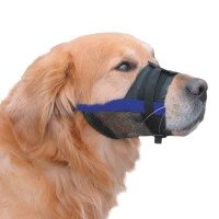 Намордник для собак ветеринарный регулируемый Adjustable Muzzle Color Nobby Синий №4: ОМ 23 - 31 см